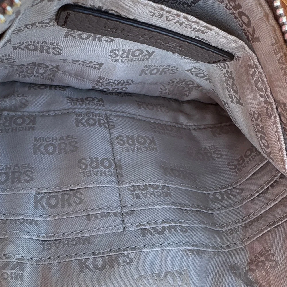 Michael Kors Mini Grommets Leather Clutch Wristlet